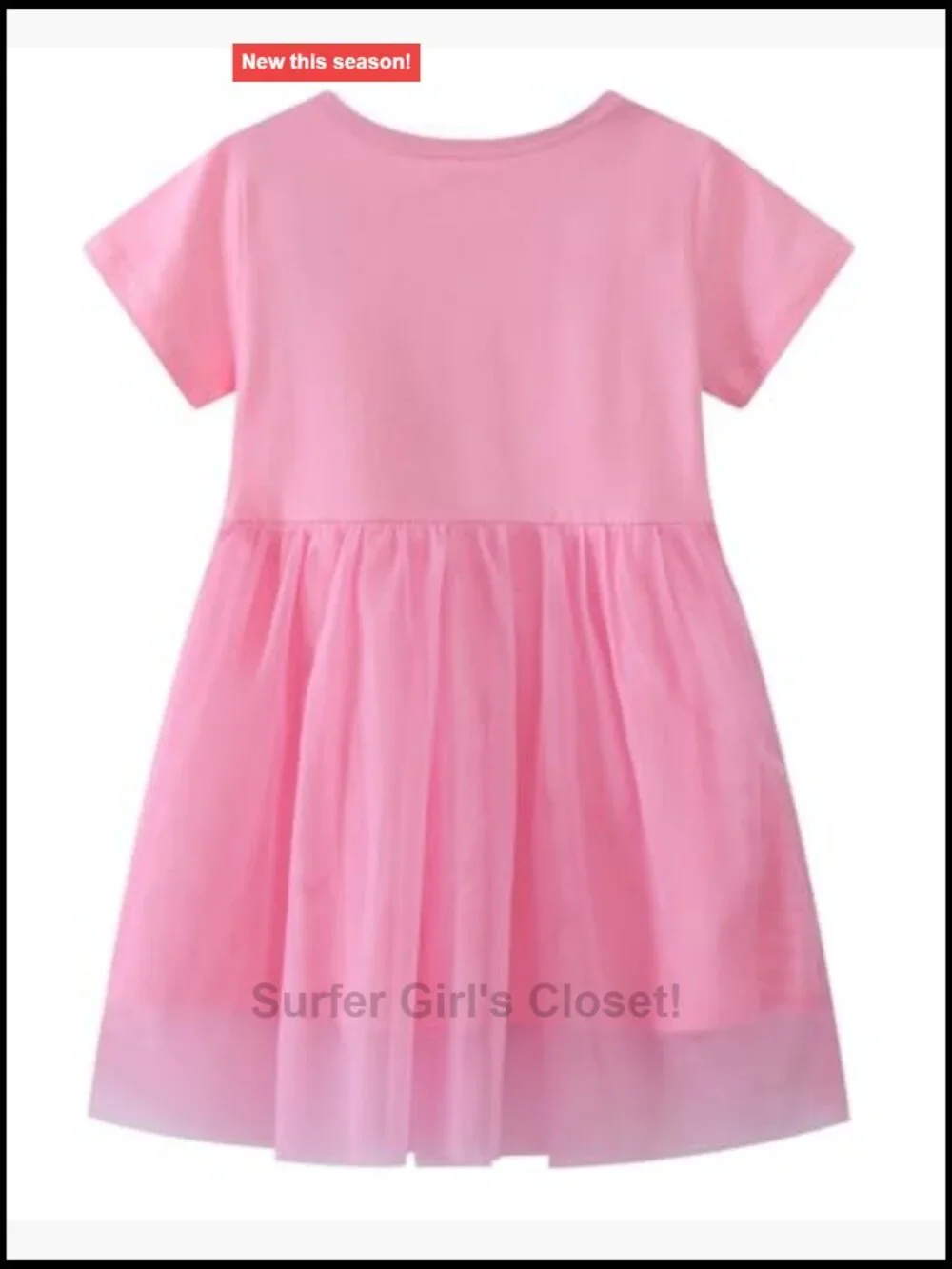 Toddler Girls Cotton Embroidered Applique Casual Dress